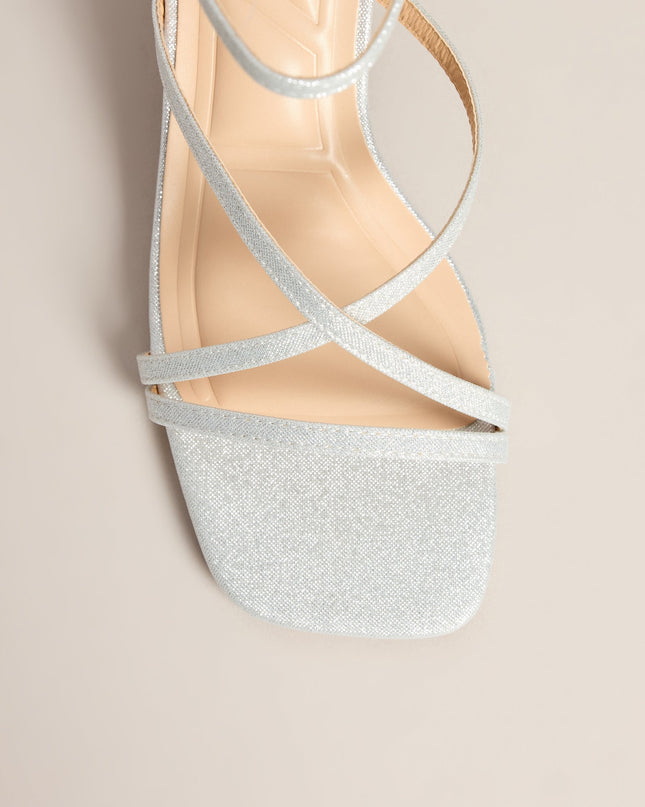 Step Out And Shine Glitter Block Heels