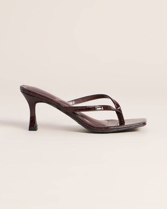 Chic On Repeat Thong Stiletto Heels