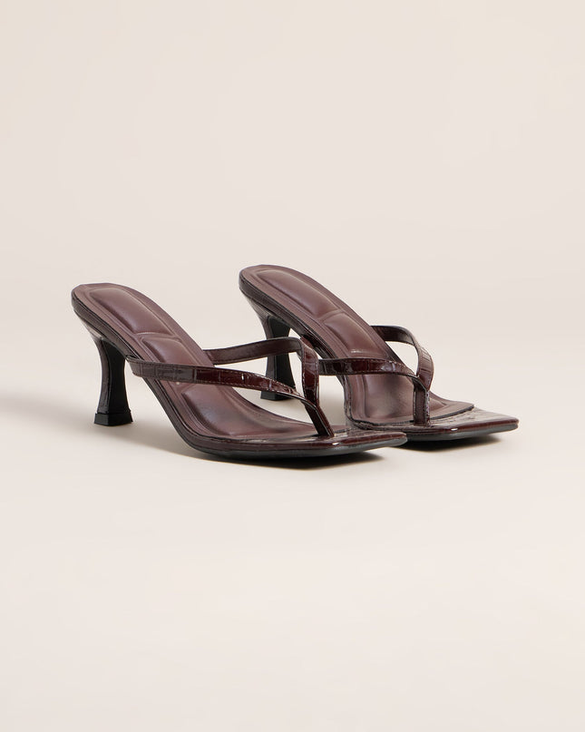 Chic On Repeat Thong Stiletto Heels