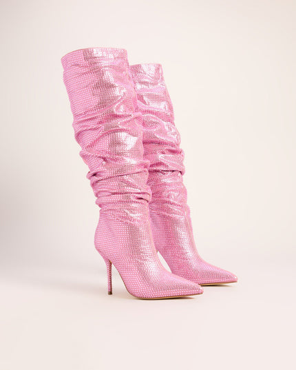 Icon Walk Rhinestone Stiletto Boots