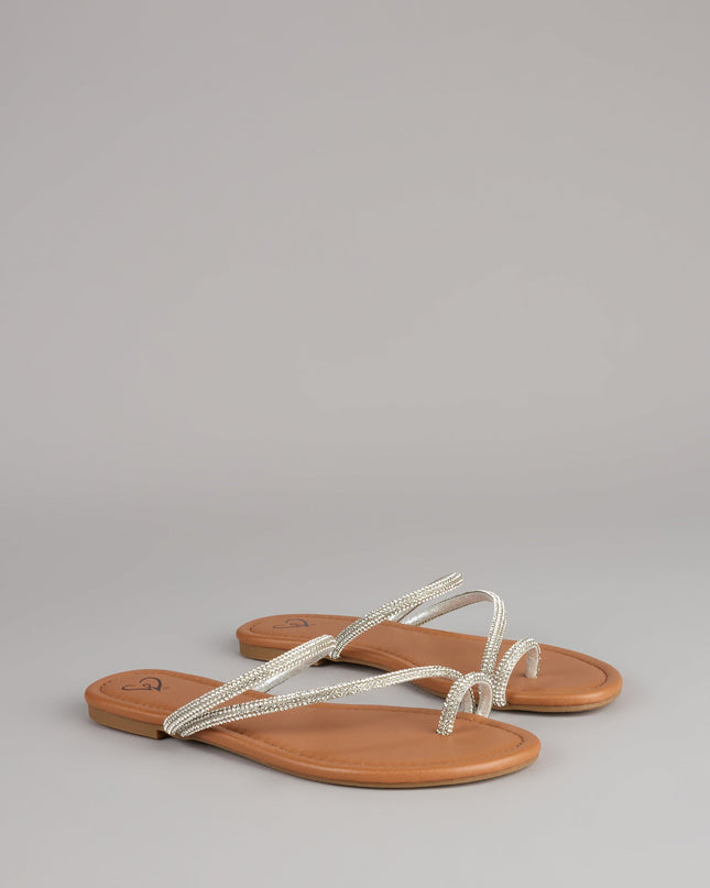 Twinkle Toes Rhinestone Strappy Sandals
