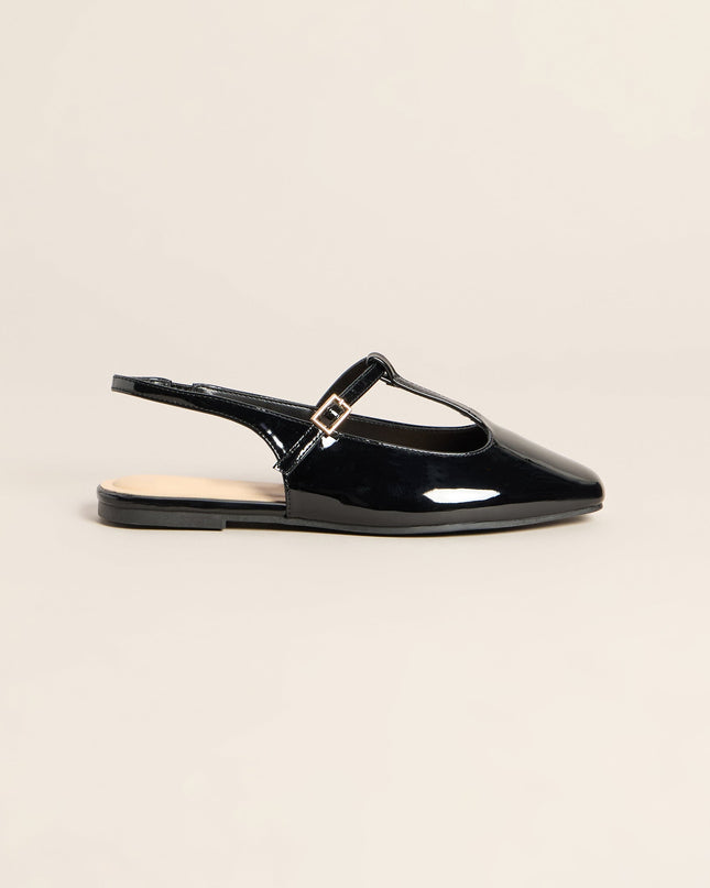 Class Act Patent Mary Jane Flats
