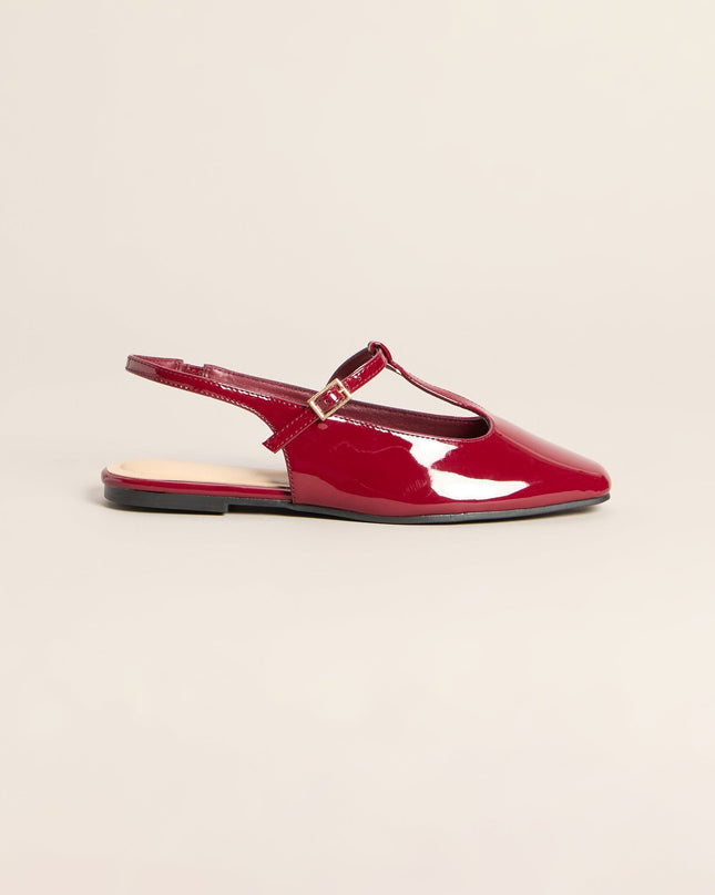 Class Act Patent Mary Jane Flats