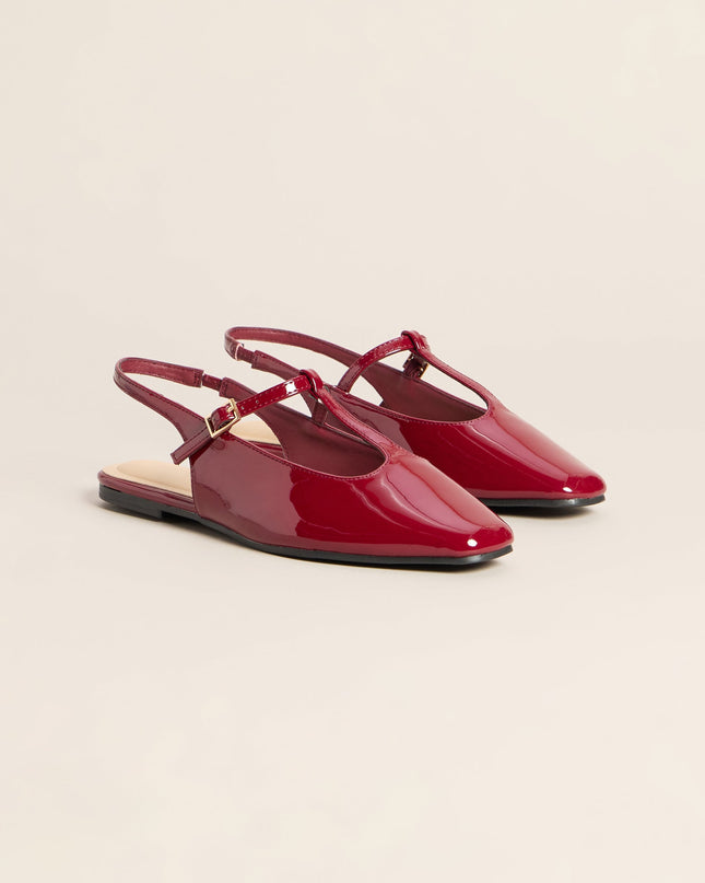 Class Act Patent Mary Jane Flats