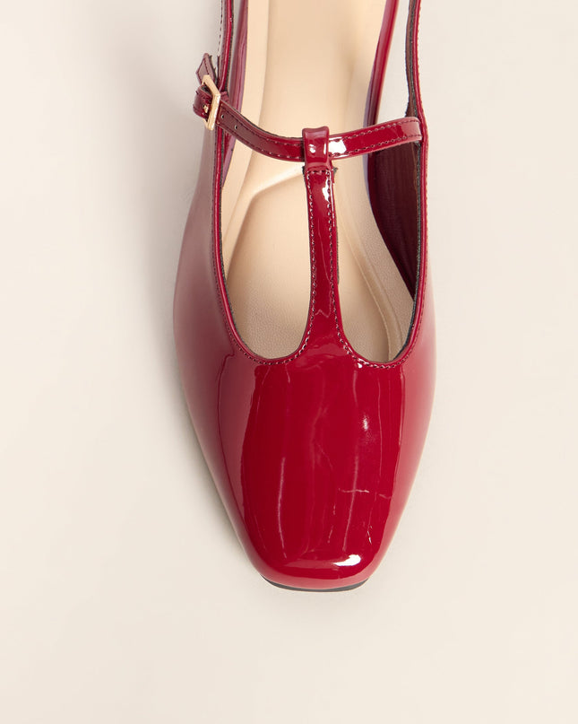 Class Act Patent Mary Jane Flats