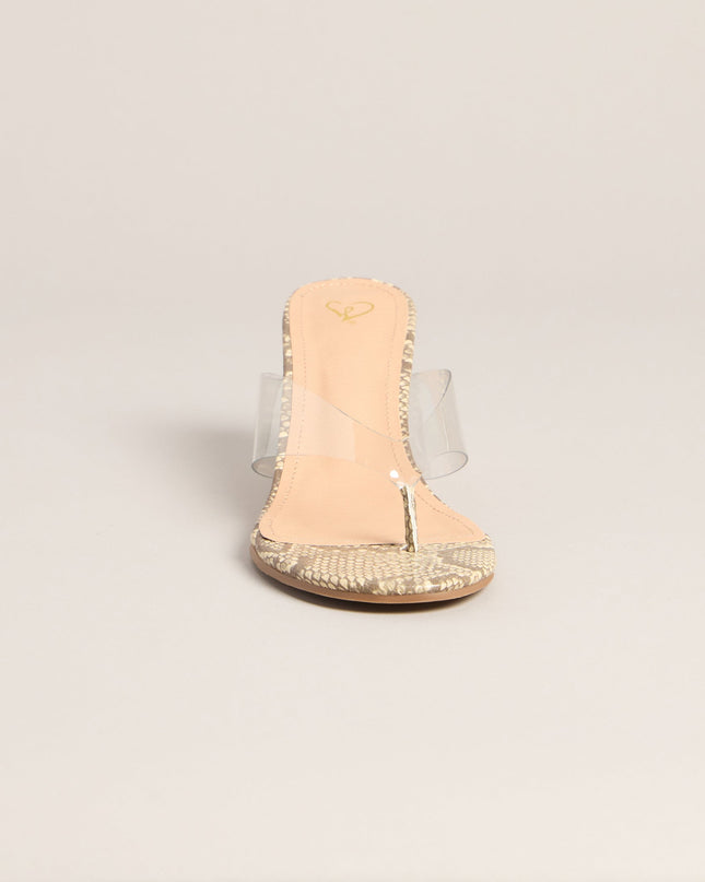 Statement Step Snake Wedges